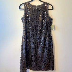 Black Sequin Cocktail Dress (6)